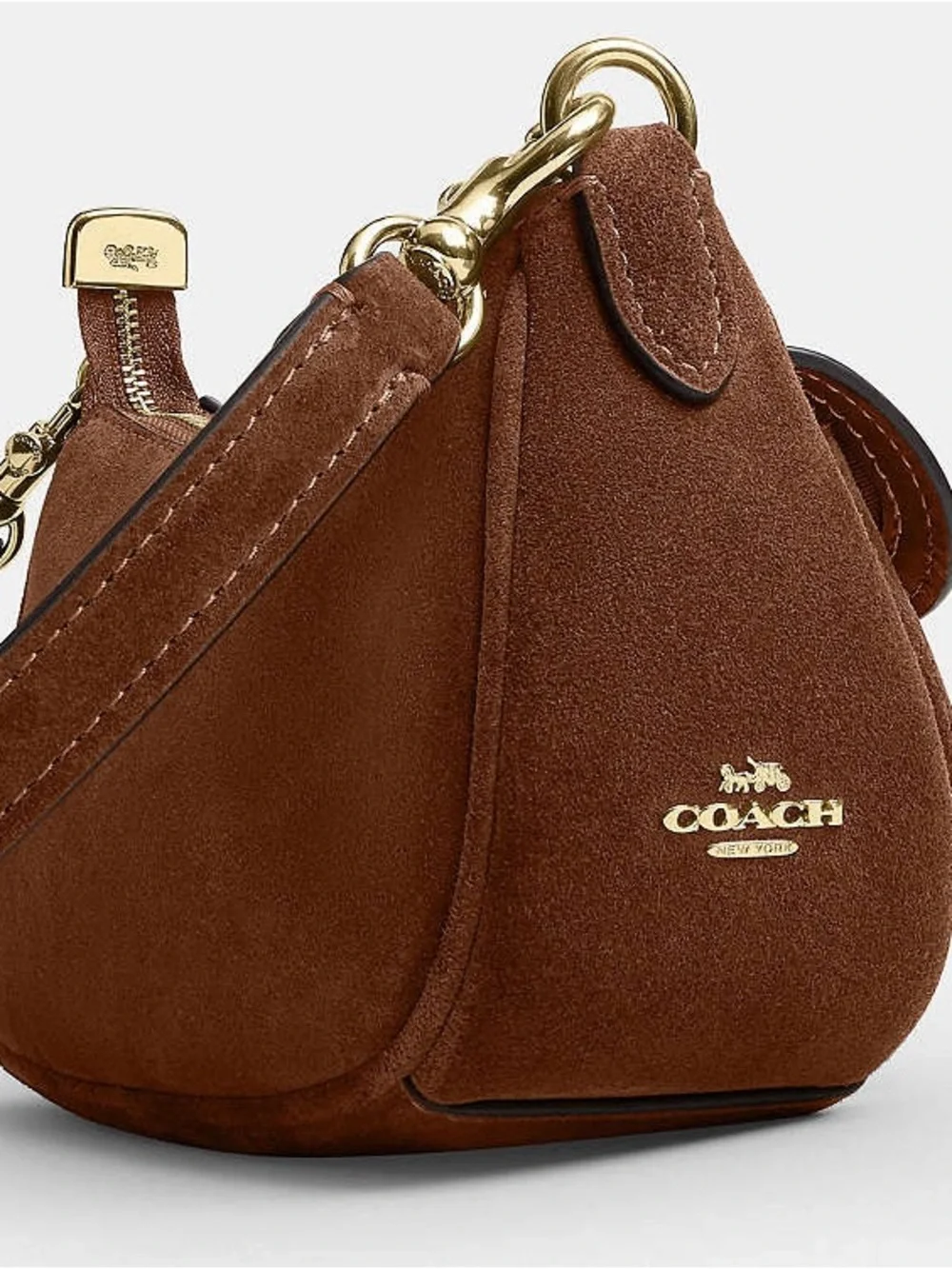 NEW! Coach Ashton Suede Mini Shoulder Bag Crossbody Purse
